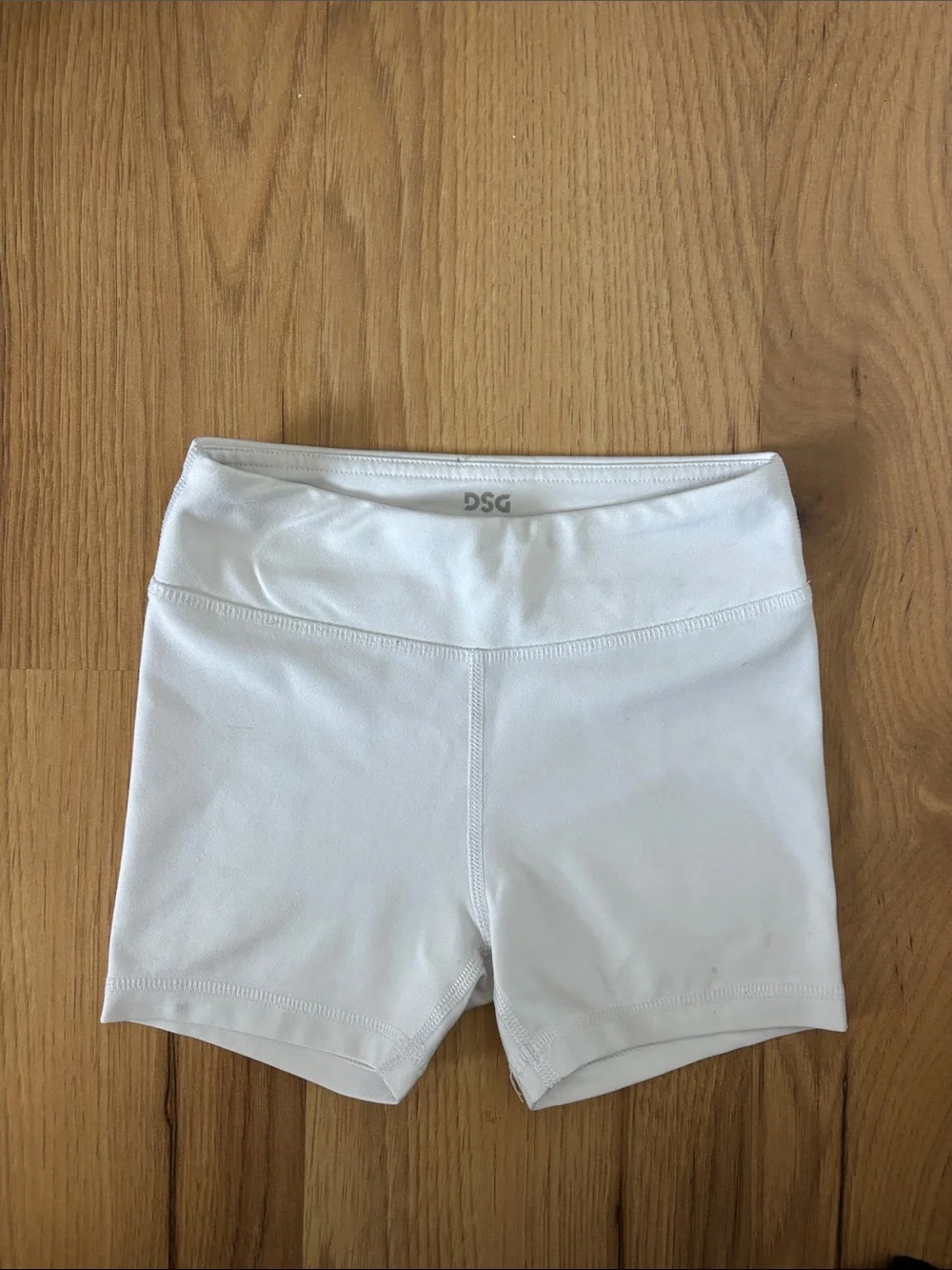 DSG White girls High-Rise Bike Shorts